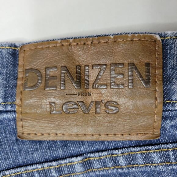 Levi's Denizen 218 Straight Fit Jeans Dark Wash Denim 5 Pocket Men's 30 x 32 - Picture 6 of 7